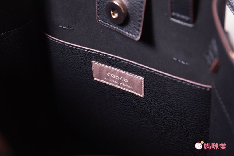 日本 COOCO - 仿皮蝙蝠托特包-氣質杏 (W20*H24*D18.5cm)