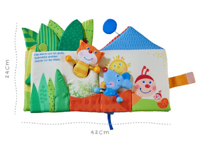 德國HABA - 手指偶寶寶布書-葉子屋