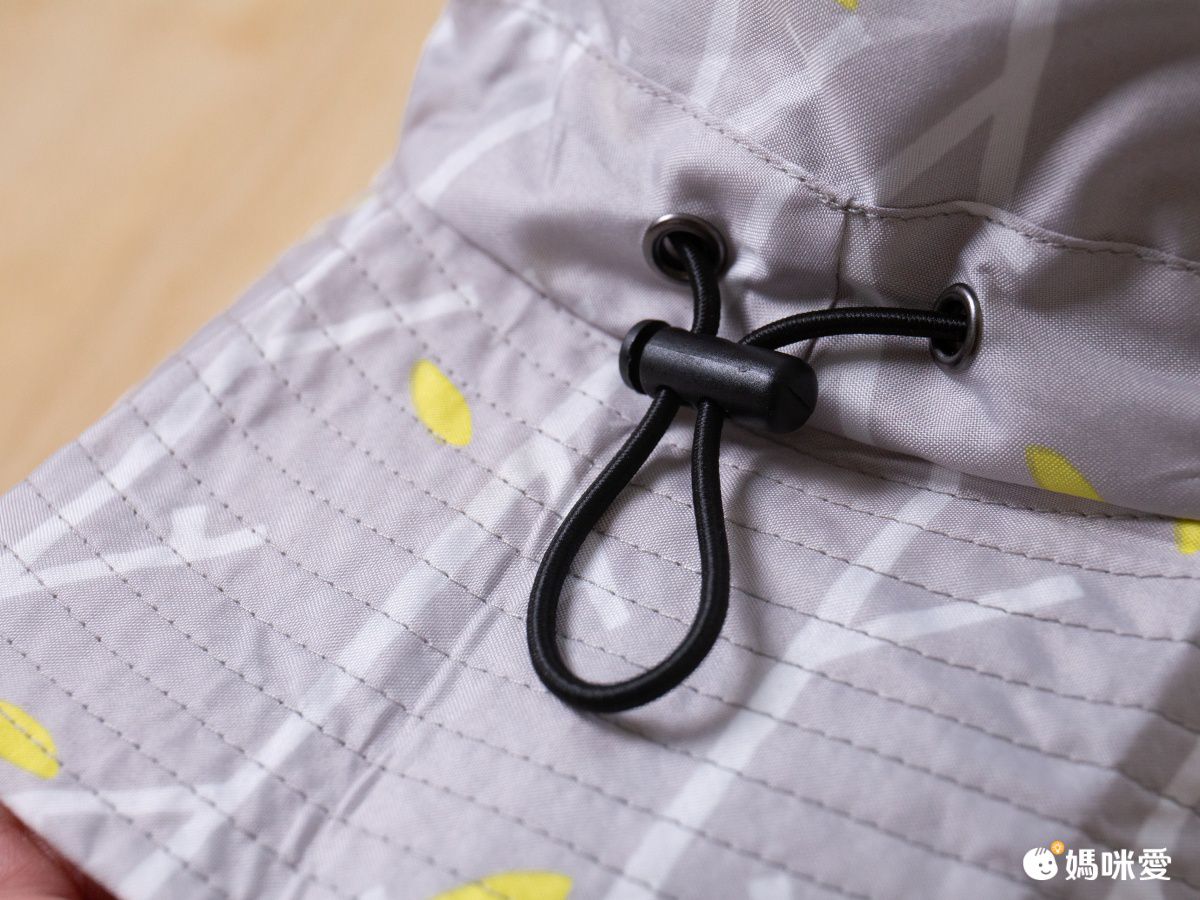 日本 nifty colors - 可折疊輕量抗UV防潑水遮陽帽(頭圍可調)-刺蝟小森林-深藍 (F(頭圍56~59cm))