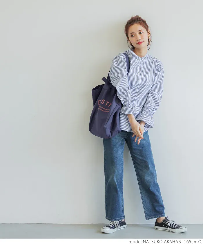 日本 COCA - 2WAY簡約大容量帆布袋-米白