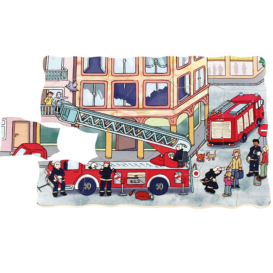 Beleduc - 多層拼圖-救火