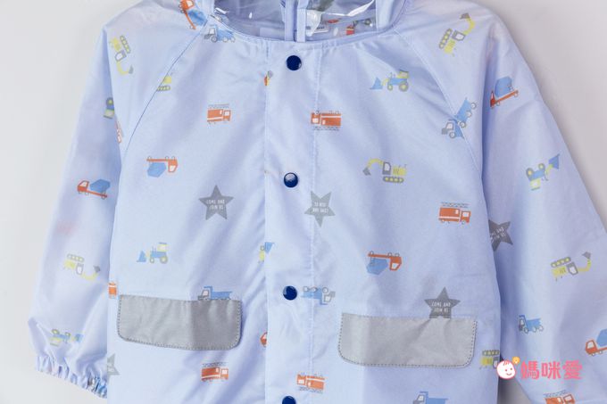 akachan honpo - 雨衣-交通工具-藍色