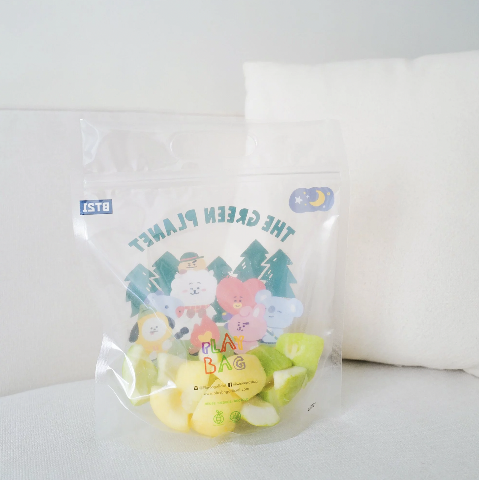 BT21新上市！【PlayBag 瘋狂小袋】抗菌繽紛夾鏈袋/密實袋