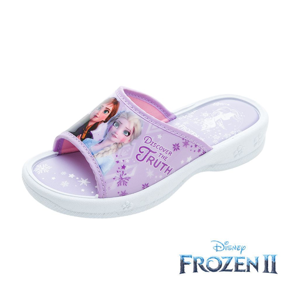 迪士尼Disney - 冰雪奇緣 童鞋 PVC拖鞋 FNKS41007-室內室外都好穿-紫-(中童段)