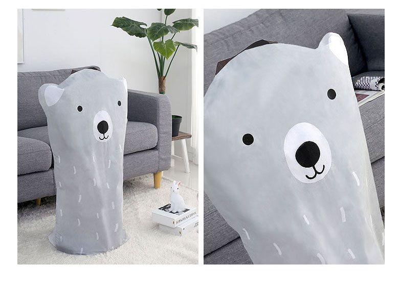 韓國 Bebe Deco - 可水洗電風扇收納套(直立型)-可愛熊熊 (90*59cm)