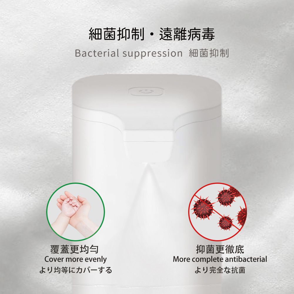 iBRIDGE - 全自動感應酒精消毒器-白