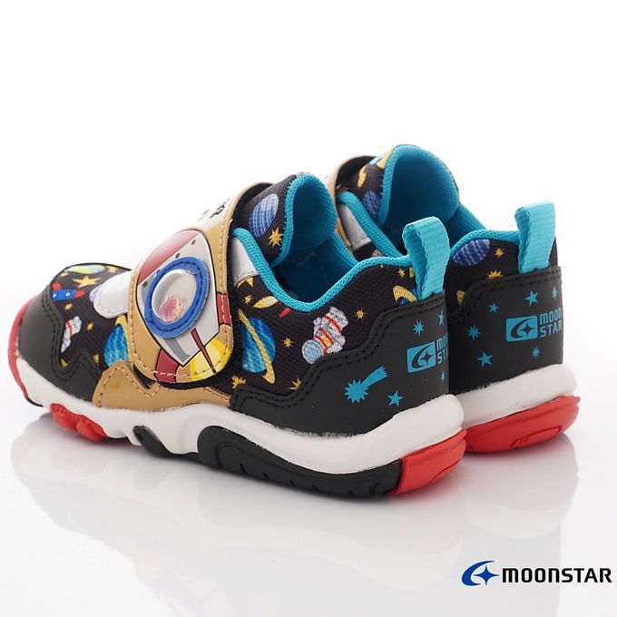 Moonstar日本月星 - 月星玩耍速乾機能款(中小童段)-運動鞋-黑