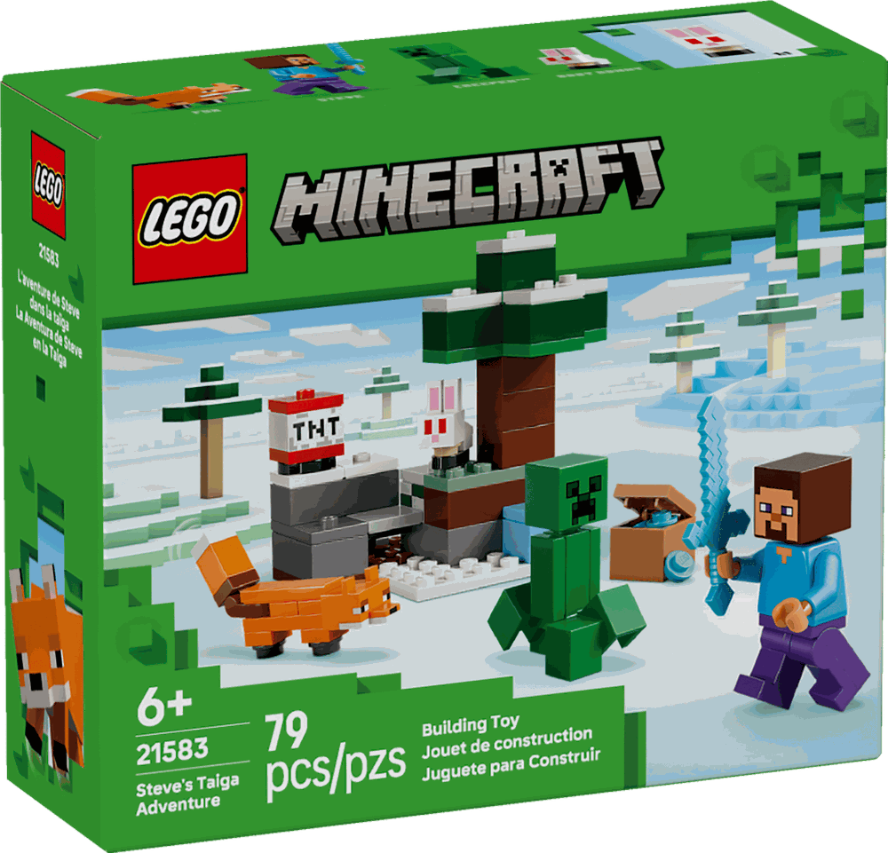 LEGO 21583 史提夫的針葉林地大冒險 Steve's Taiga Adventure