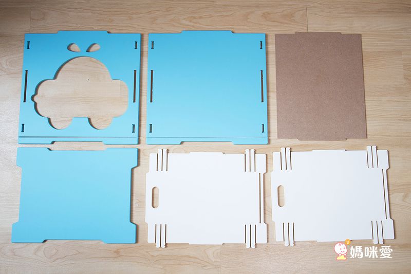 HELLO MONKEY - 兒童椅凳-粉藍