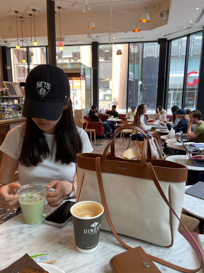 韓國 THEALLY - 經典帆布包手提/肩背包-焦糖咖