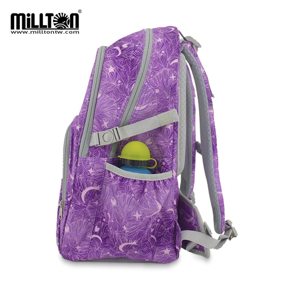 軍規雙軸護脊書包｜紫夜星月Purple Night｜30L 800g