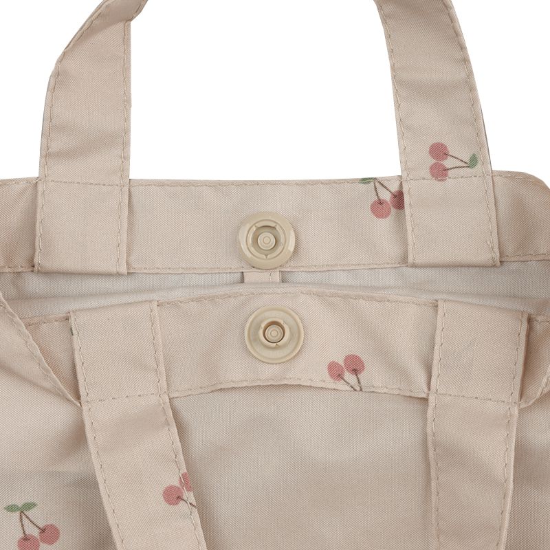 akachan honpo - 短斗篷式雨衣-櫻桃-粉紅 色 (80~95cm)