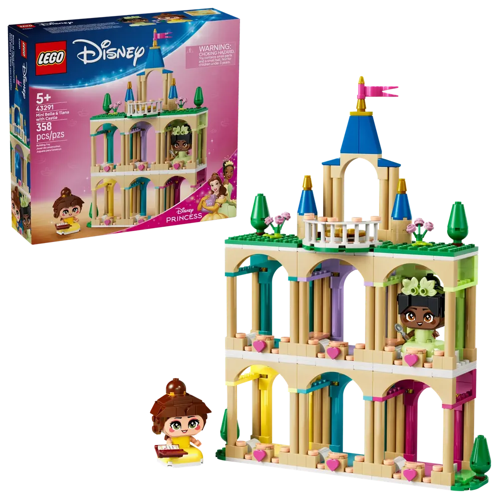 LEGO 43291 迷你貝兒和蒂安娜與城堡 Mini Belle & Tiana with Castle
