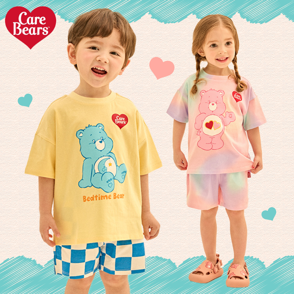 短袖熱賣中！全球超人氣【Care Bears】聯名彩虹愛心熊♡