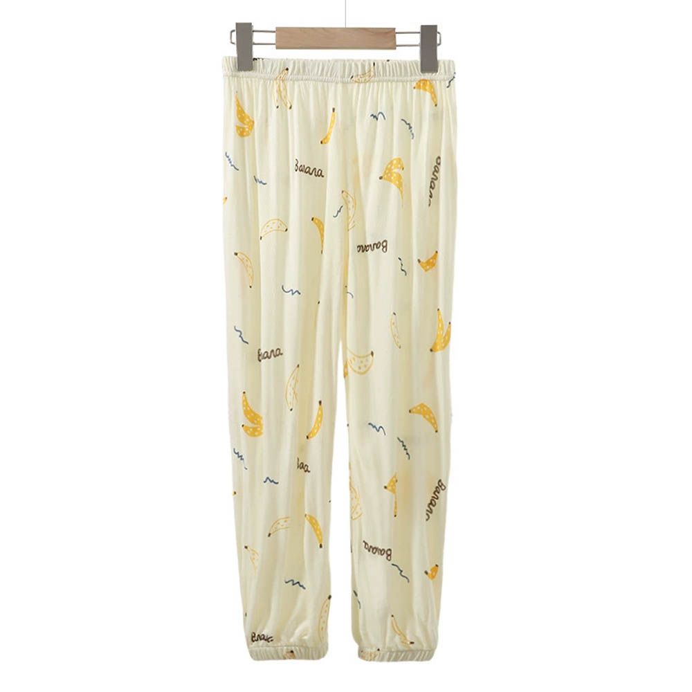 透氣舒適居家縮口褲-黃香蕉