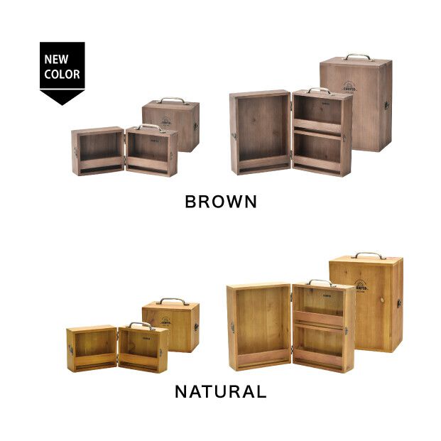 日本現代百貨 - 木製歐風美型調味料收納箱 (22x15x30cm)