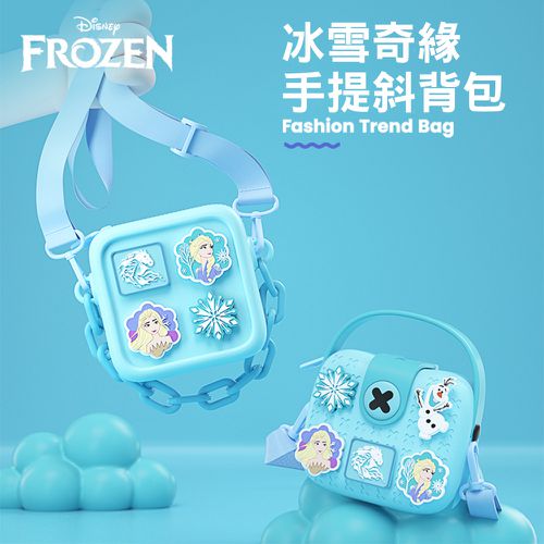 手提肩背相機包-冰雪奇緣-藍色-244g