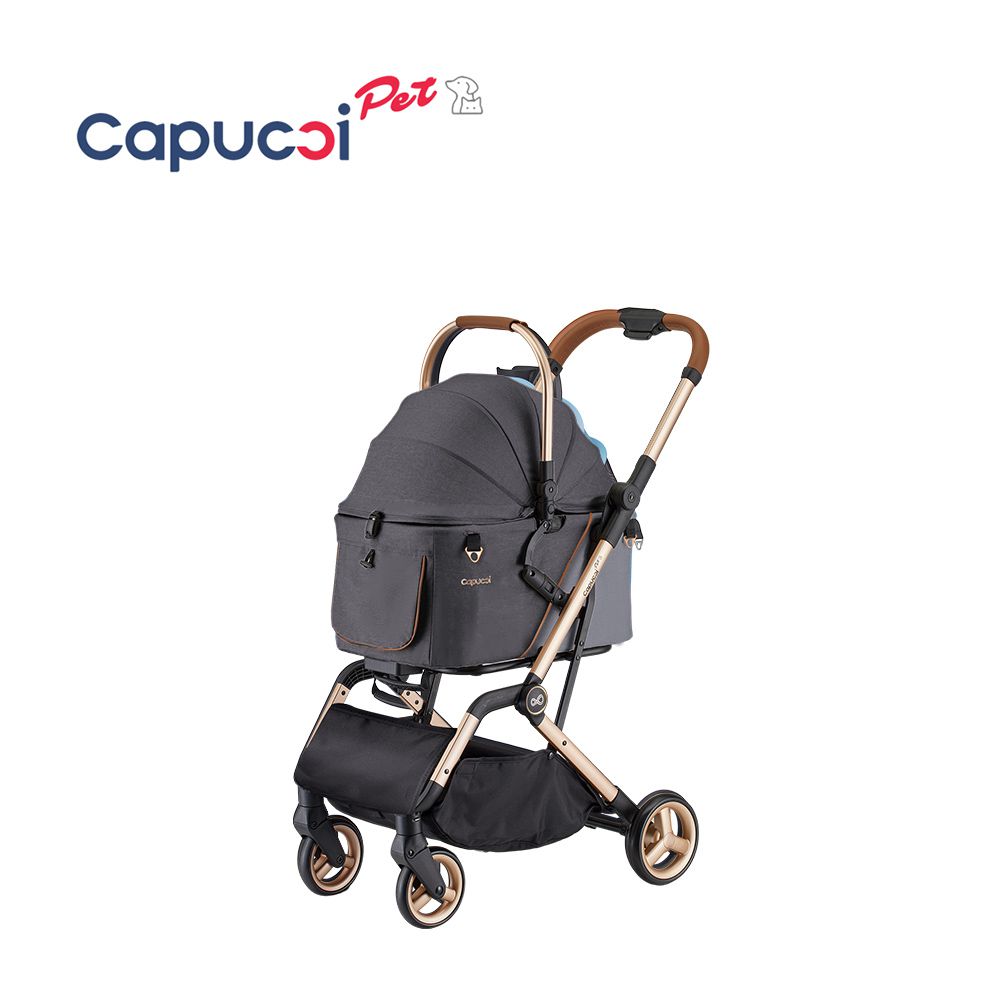 卡普奇 美國 旅⾏者P3寵物⾞-特別款-黑曜岩