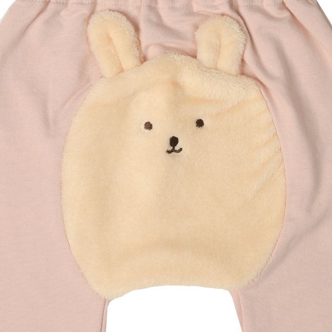 akachan honpo - 造型屁屁褲-刷毛 動物-粉紅色