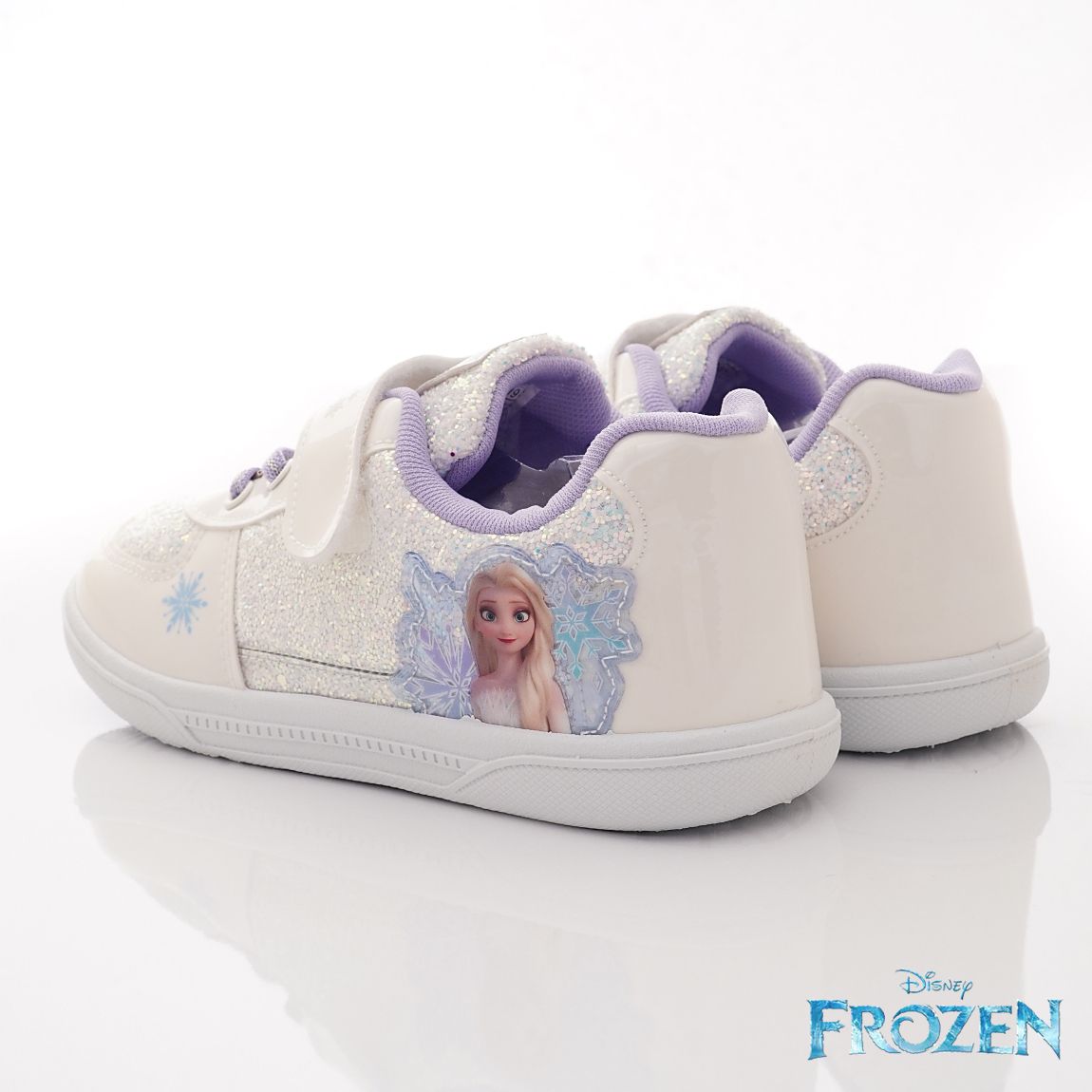 冰雪奇緣 - 台灣製冰雪奇緣休閒運動款(中小童段)-休閒鞋-白紫