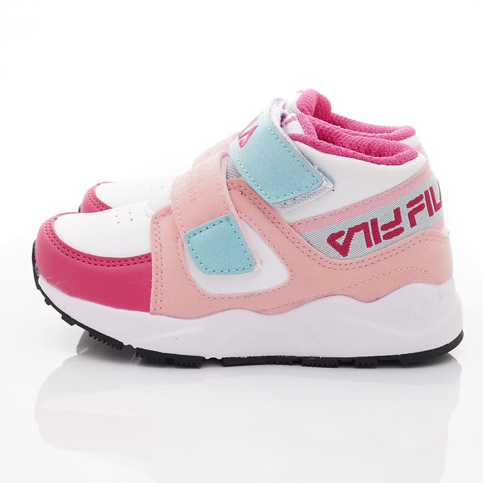 FILA - FILA機能慢跑運動鞋-2-J432X-155桃藍粉(中大童段)-運動鞋-桃藍粉