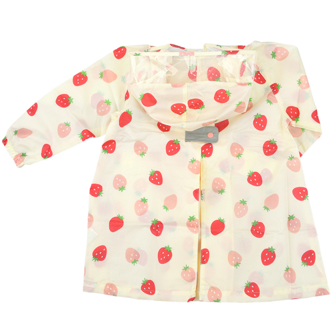 akachan honpo - 雨衣-草莓-象牙白色