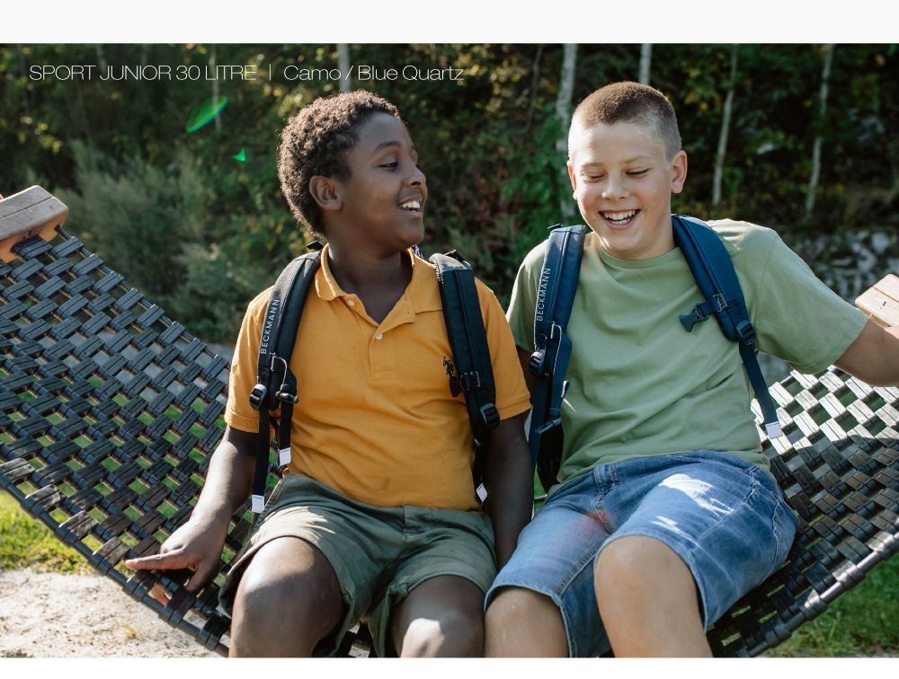 Beckmann - Sport Junior 護脊書包 30L-灰迷彩2.0