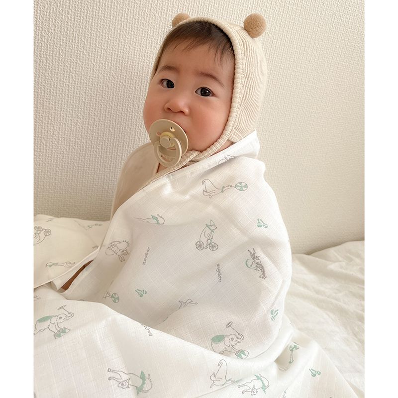 akachan honpo - angelette棉紗被-米白色 (70×100cm)