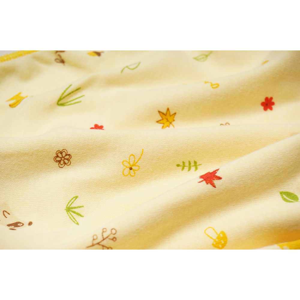 Annypepe - 女童純棉森林物語三角褲-黃 (160)