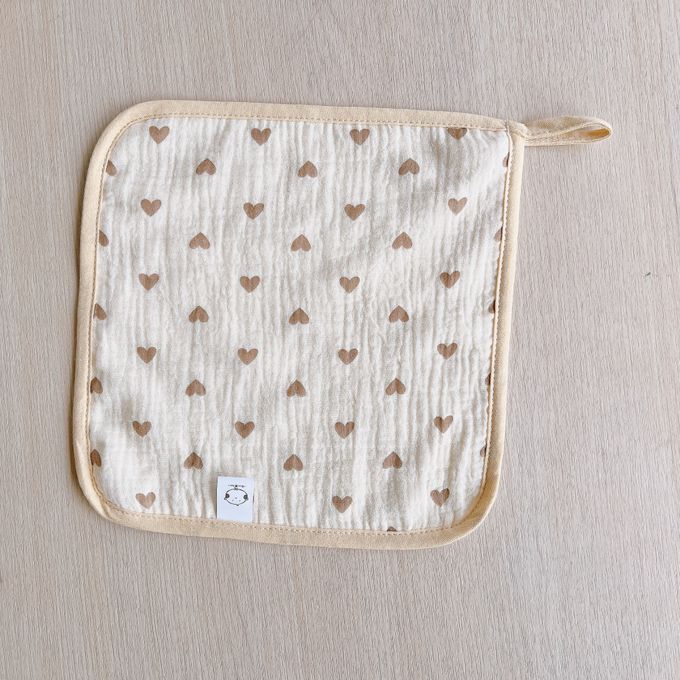 Chi-mi啾米 - 四層紗萬用紗布方巾6件組 (F碼25X25CM)