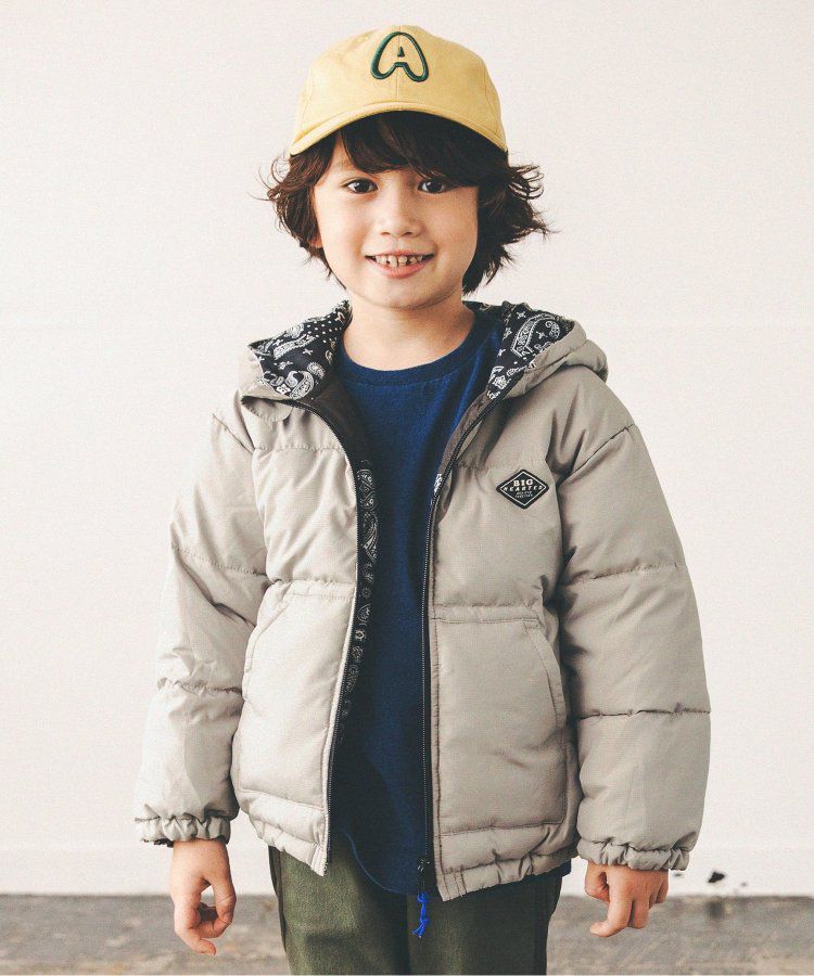 日本 BREEZE - 輕量保暖連帽防風外套-軍綠