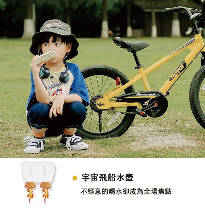 Royalbaby - 14吋EZ鋼架腳踏車(送折疊車籃)-粉色