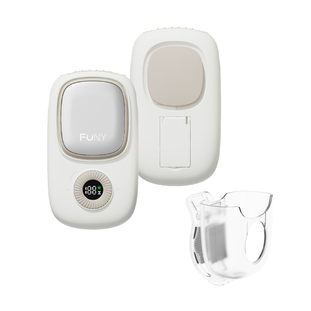 小雪糕冰鎮多功能掛脖風扇-香草奶