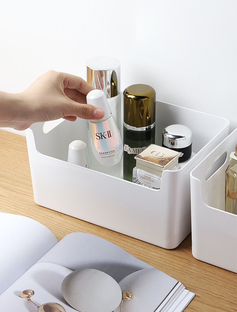 側凹型大容量收納盒-窄版 (25.5x8.4x13.5cm)