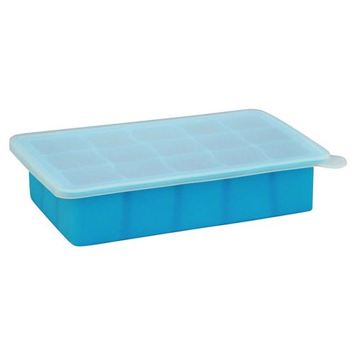 美國 green sprouts 小綠芽 - 寶寶副食品15格冷凍盒/製冰盒-藍色