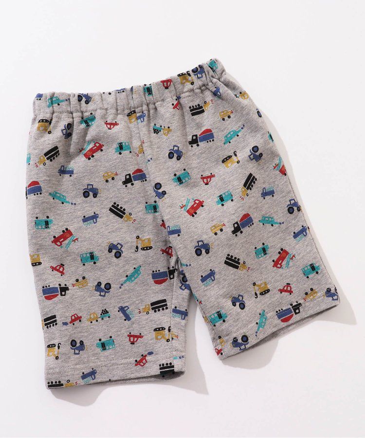 日本 BREEZE - 熱銷！百搭休閒印花短褲-乳牛紋-黑白