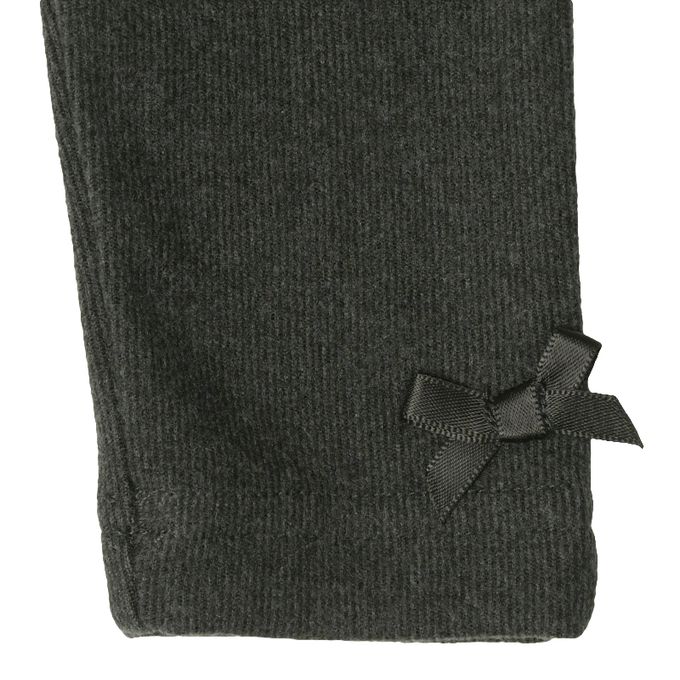 akachan honpo - 10分內搭褲-彈性雙面羅紋-深灰色