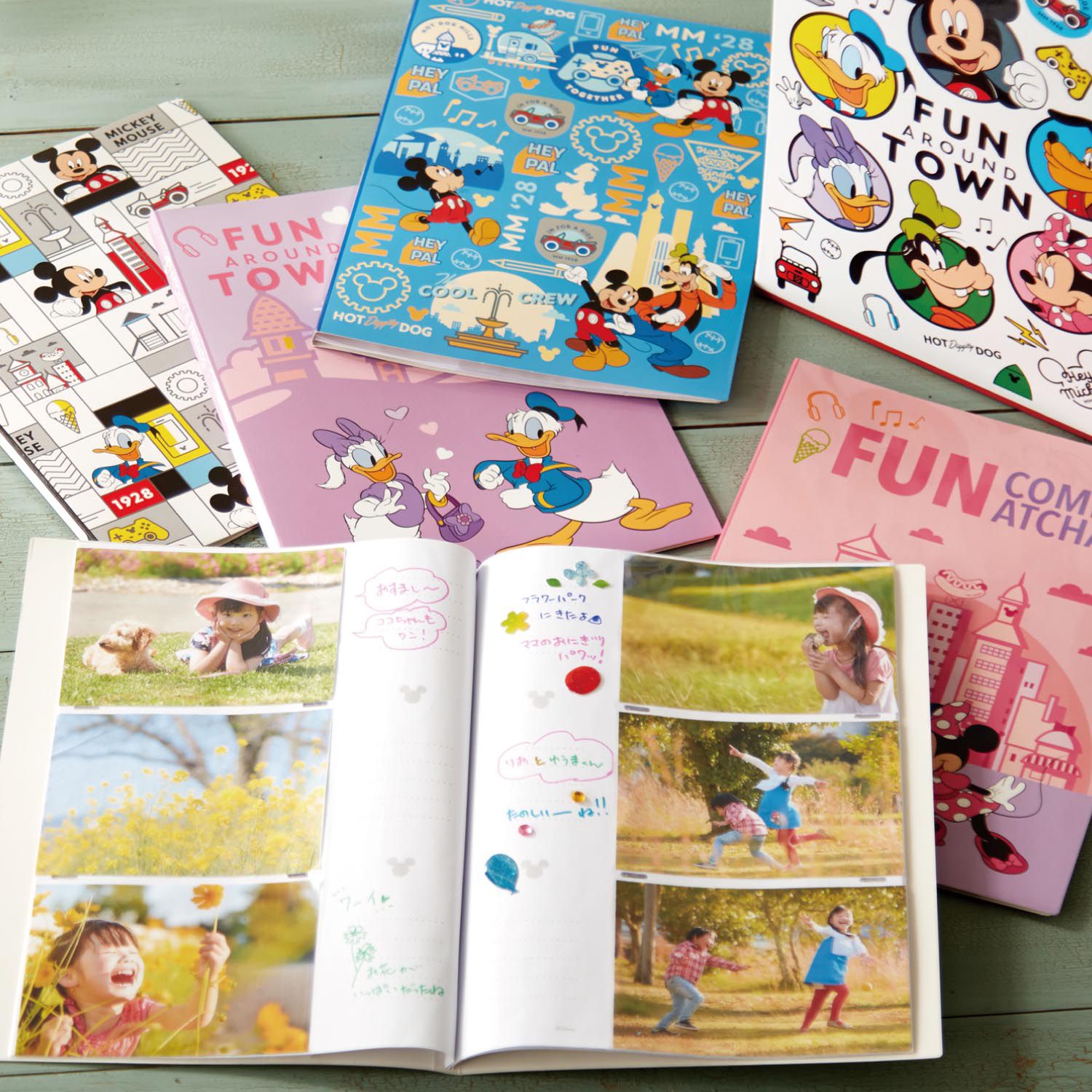 日本千趣會 - 迪士尼 相片紀錄收納本/相冊(五本組)-維尼-褐 (3x5相片*210枚)