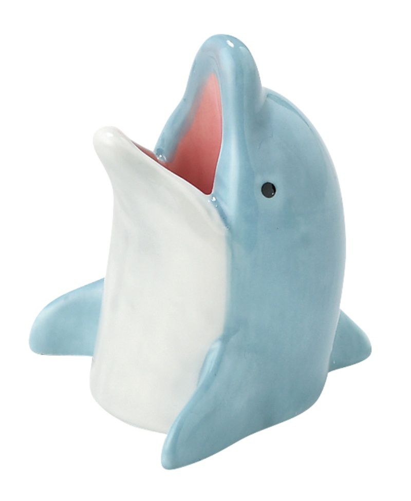 日本 Seto Craft - 海生動物造型牙刷架/筆架-花園鰻魚