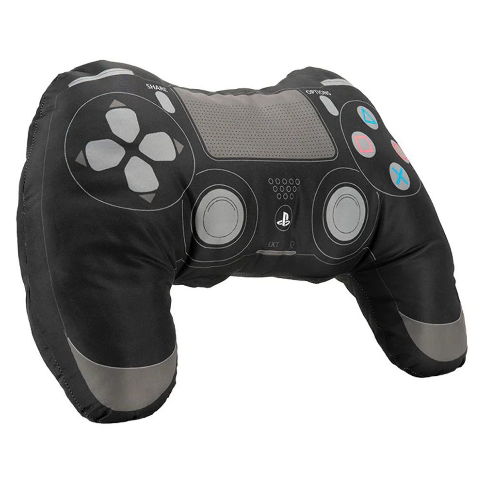 PlayStation PS4 SONY索尼 PS4 DUALSHOC 4 遊戲手把造型抱枕 -黑色