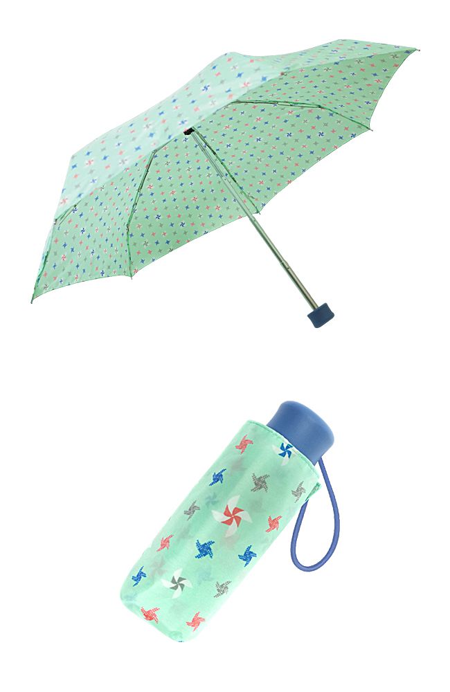 Rainstory - 抗UV手開迷你口袋傘-童話風車-210g