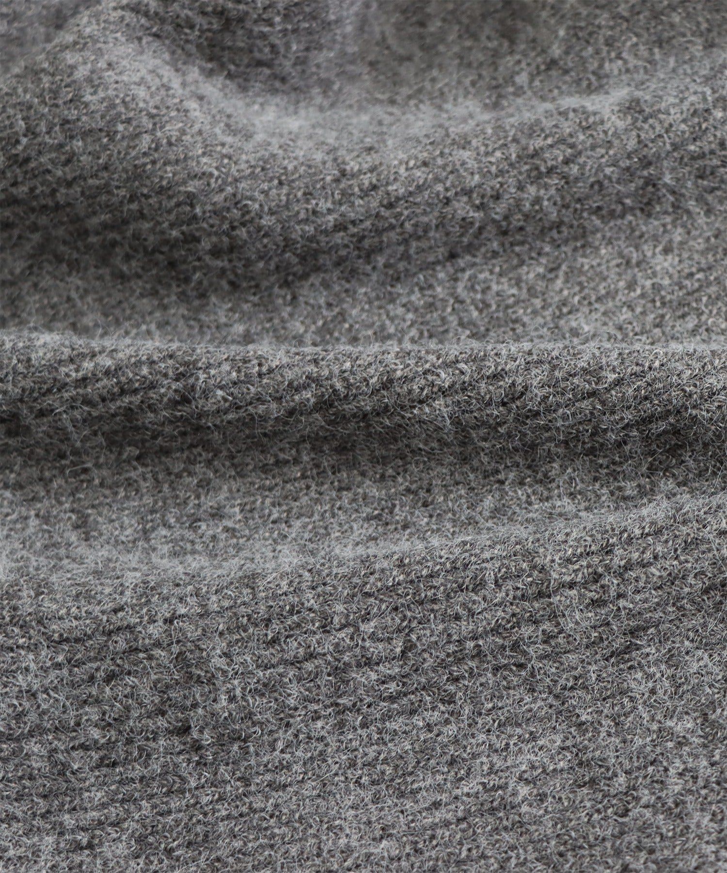 日本 BLUE EAST - 交叉短版針織長袖罩衫-淺灰