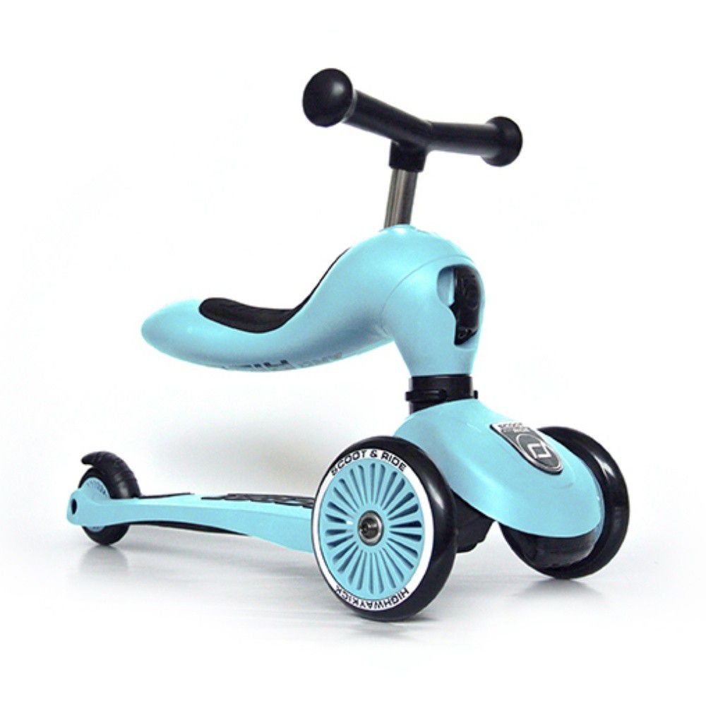 奧地利 Scoot & Ride - 2合1滑步/滑板車-藍莓