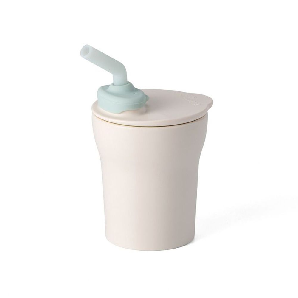 美國 Miniware - 微兒天然寶貝用品系列-天然聚乳酸 1-2-3 Sip! 愛喝水水杯組-薄荷牛奶糖