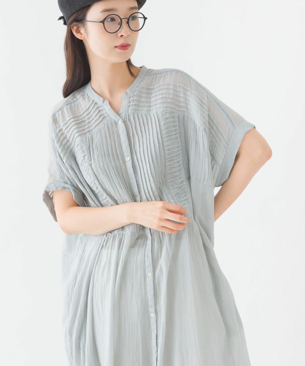 ［特價$99→$89］楊柳抽褶日系氣質公主袖上衣