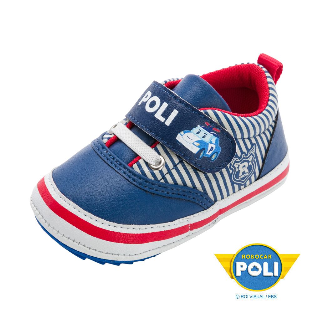 POLI 波力救援小英雄 童鞋 寶寶鞋 POKK54716-簡約時尚款式好搭配-藍-(寶寶段)
