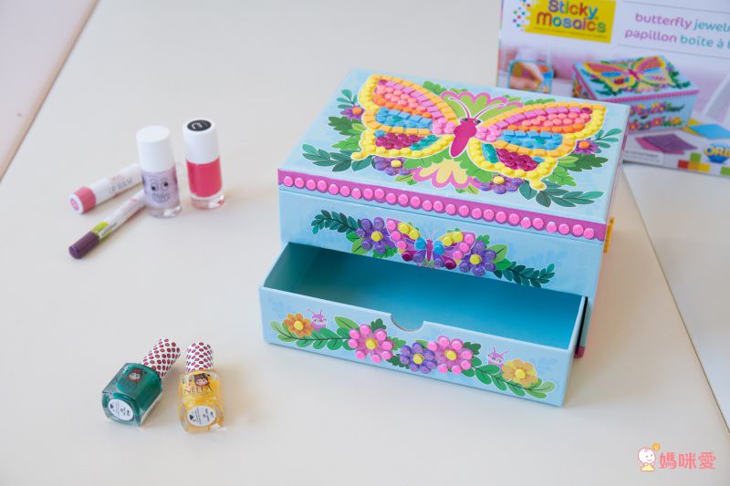 加拿大 Sticky Mosaics - 馬賽克拼貼-珠寶收藏盒-821 pcs