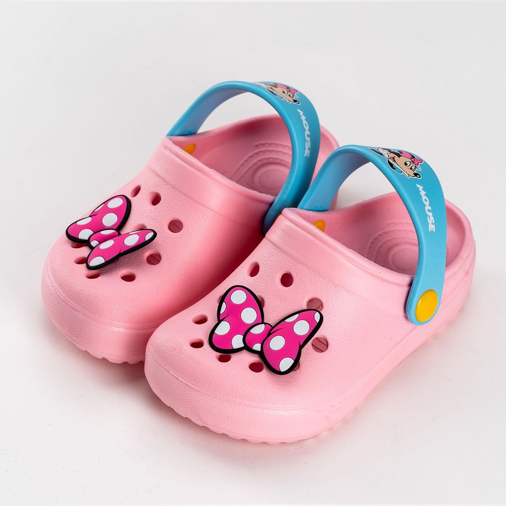 akachan honpo - 米妮造型防水休閒涼拖鞋-粉紅色