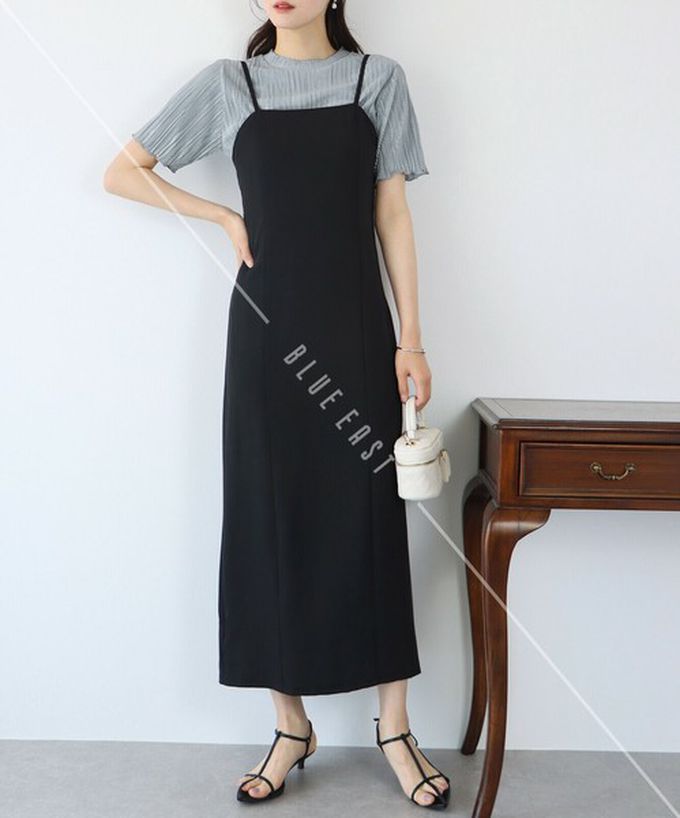 日本 BLUE EAST - 韓國製 圓領貝殼紋光澤短袖上衣-白