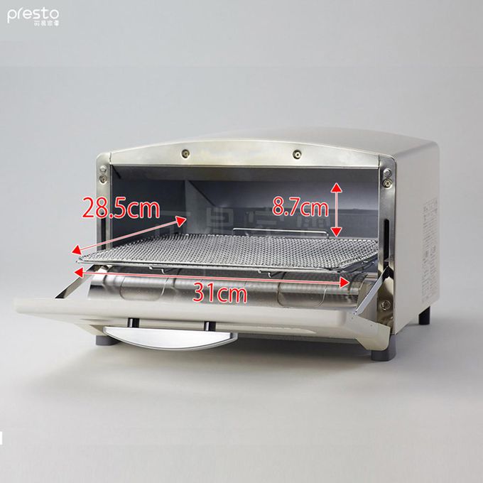 Sengoku 千石 - 阿拉丁「專利0.2秒瞬熱」復古多用途烤箱-經典綠